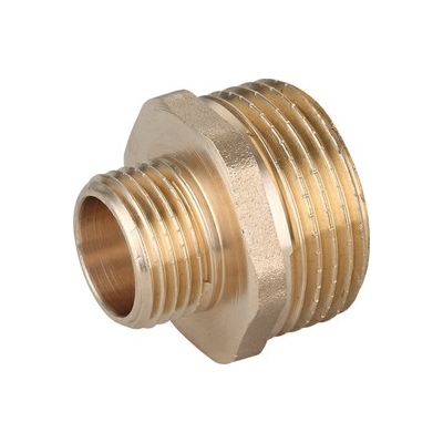 ZŁĄCZKA MOSIĘŻNA NYPEL REDUKCYJNY 1/2''X3/4'''
