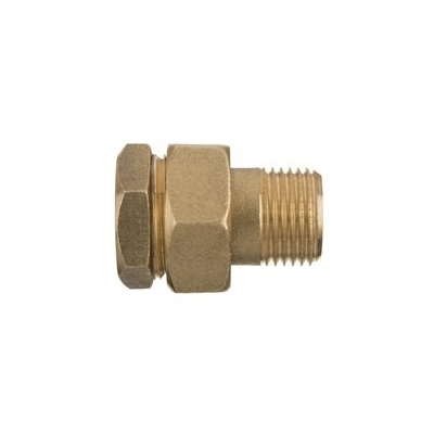 ZŁĄCZKA MOSIĘŻNA ŚRUBUNEK PROSTY ORING 1''