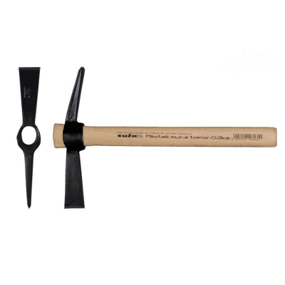 MŁOTEK MURARSKI Z TOPORKIEM 0.3KG L-320MM