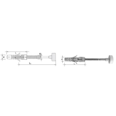 KOŁEK DO MOCOWANIA WC KPL-2SZT 10/6*80MM