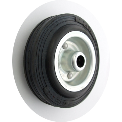 KOŁO METAL-GUMA 125MM BEZ OBUDOWY 21