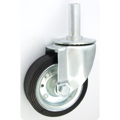 KOŁO METAL-GUMA 140MM OBUDOWA Z TRZPIENIEM 34
