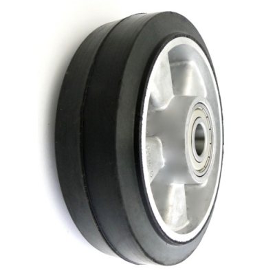 KOŁO ALUMINIUM-GUMA 160MM BEZ OBUDOWY A40G