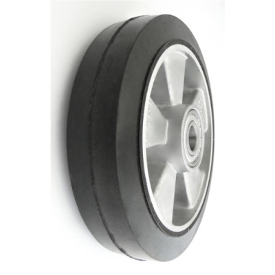 KOŁO ALUMINIUM-GUMA 200MM BEZ OBUDOWY A61G