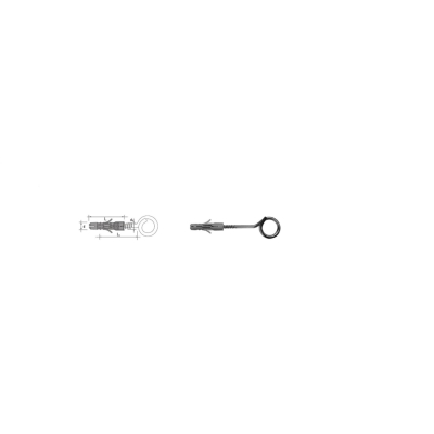 HAK HUŚTAWKOWY 8MM KOPOLIMER