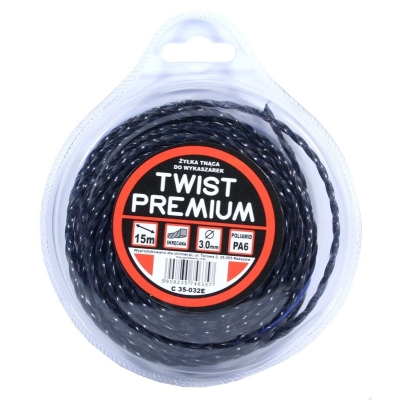ŻYŁKA DO WYKASZARKI TWIST PREMIUM 3.0MM 15M
