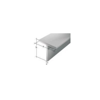 PROFIL T ALUMINIOWY ANODOWY 1000X20X20X1,5