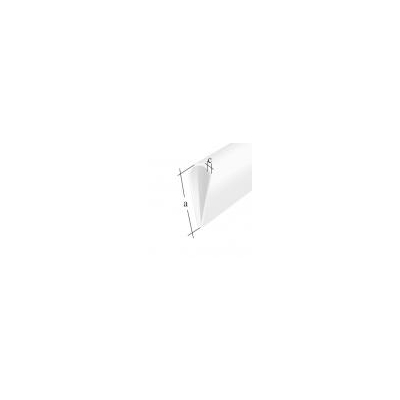 PROFIL ZACISKOWY PVC BIAŁY 1000X15X0,9