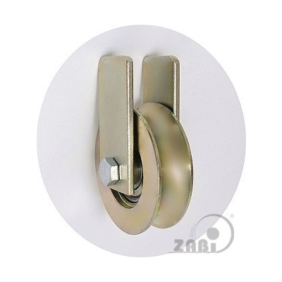 ROLKA METALOWA 79MM ŁOŻYSKOWANA, NA RURĘ 1/2'' RJRM-79-26