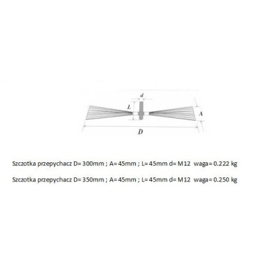 WYCIOR KOMINOWY BLASZKA 300MM