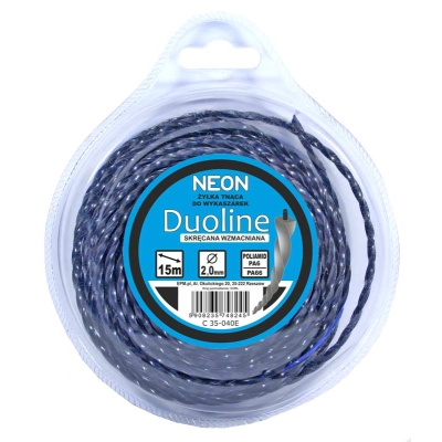 ŻYŁKA DO WYKASZARKI SKRĘCANA WZMACNIANA DUOLINE 2.0MM*15