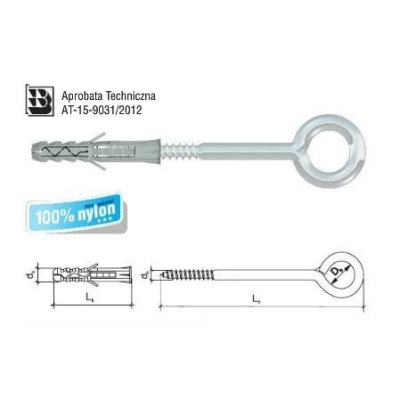 HAK OCZKOWY DO MOCOWANIA RUSZTOWAŃ 14*160MM