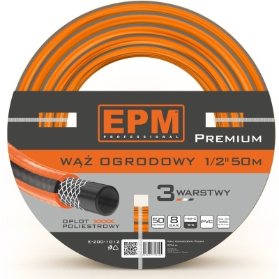 WĄŻ ZBROJONY DO URZĄDZEŃ ZRASZAJĄCYCH 1/2  50MB PREMIUM