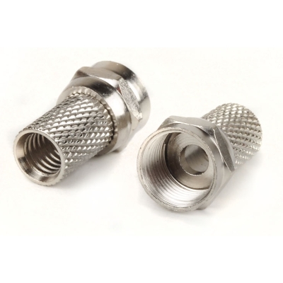 ZŁĄCZE TYPU F NA KABEL RG6 Z USZCZELKĄ GUMOWĄ 7/20MM