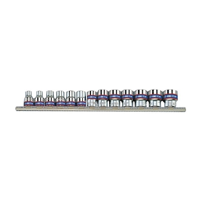 KOMPLET NASADEK 3/8 12-KĄTNE 13 SZTUK 7-19MM BLISTER