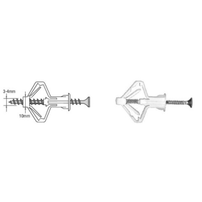 KOŁEK ROZPOROWY DO PUSTYCH PRZESTRZENI 8*40MM NYLON