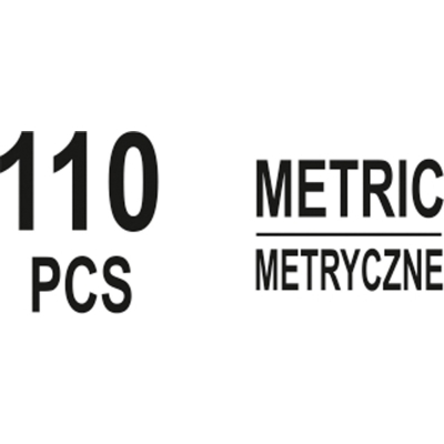 ZESTAW SMAROWNICZEK METRYCZNYCH 110SZT