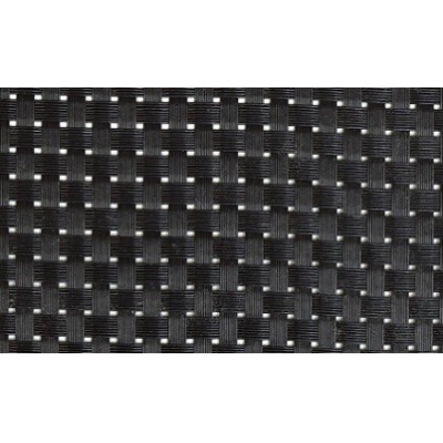 MATA OSŁONOWA TECHNORATTAN CZARNA PVC 100CM ROLKA 3MB