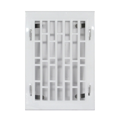 KRATKA PLASTIKOWA Z RAMKĄ METALOWĄ 14*21CM BIAŁA