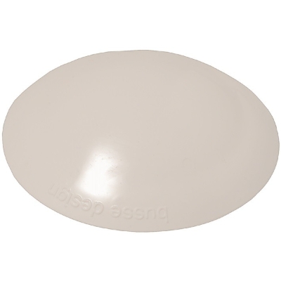 ODBOJNIK DRZWIOWY PLASTIKOWY FI 50MM , H 12MM BIAŁY