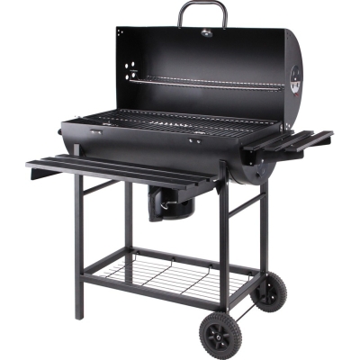 GRILL OGRODOWY Z POKRYWĄ, RUSZT 71CM.