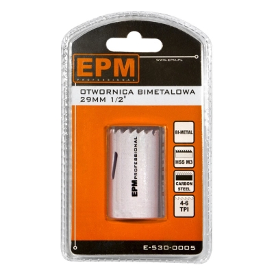 OTWORNICA BI-METALOWA 29MM UCHWYT 1/2''