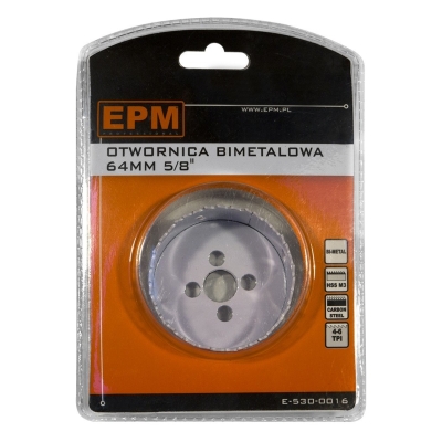 OTWORNICA BI-METALOWA 64MM UCHWYT 5/8''