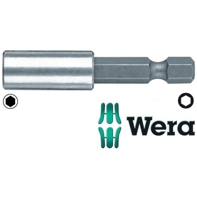 UCHWYT MAGNETYCZNY ZE STALI NIERDZEWNEJ DO BITÓW 1/4'' 50MM