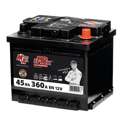 AKUMULATOR MA PROFESSIONAL EMPEX MAE 545 R 45AH / 360A / LB1