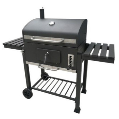GRILL WĘGLOWY KLASY PREMIUM Z POKRYWĄ, NA KOŁACH XXL SIZE
