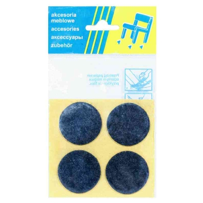 PODKŁADKA FILCOWA BLISTER BRĄZOWA FI 40MM - 4SZT