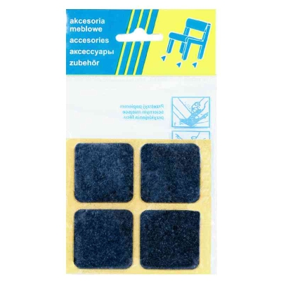PODKŁADKA FILCOWA BLISTER BIAŁA 40*40MM - 4SZT