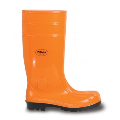 BUTY ROBOCZE WYSOKIE POMARAŃCZOWE PCW/GUMA 41