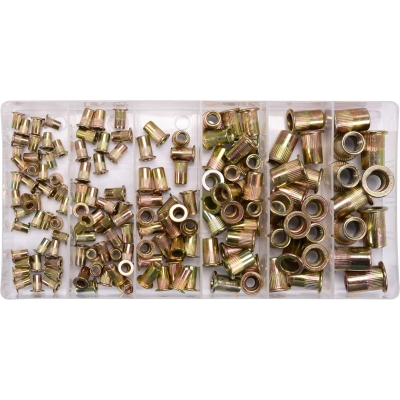 ZESTAW NITONAKRĘTEK STALOWYCH M3- M10, 150SZT