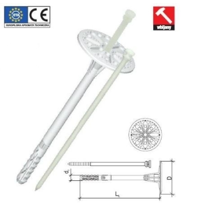 KOŁEK DO IZOLACJI TRZPIEŃ Z TWORZYWA 10*120MM