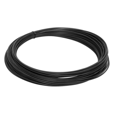 DRUT OCYNKOWANY POKRYTY  PCV. 3.0*3.8MM CZARNY