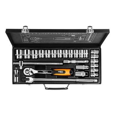 ZESTAW KLUCZY NASADOWYCH 1/2'' 25 SZTUK
