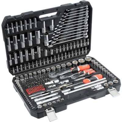 ZESTAW NARZĘDZIOWY XXL 1/4'', 3/8'', 1/2'' KPL 216 SZTUK