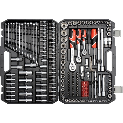 ZESTAW NARZĘDZIOWY XXL 1/4'', 3/8'', 1/2'' KPL 216 SZTUK