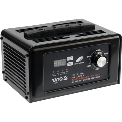 PROSTOWNIK ELEKTRONICZNY Z WSPOMAGANIEM ROZRUCHU 12/24V 30A