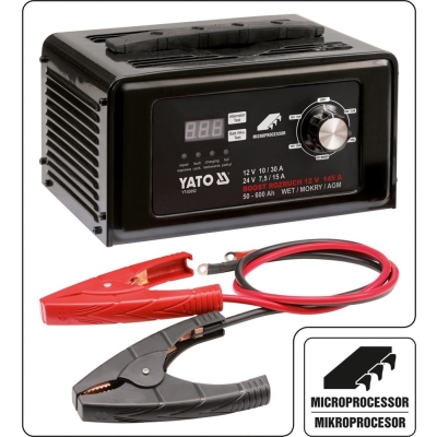 PROSTOWNIK ELEKTRONICZNY Z WSPOMAGANIEM ROZRUCHU 12/24V 30A