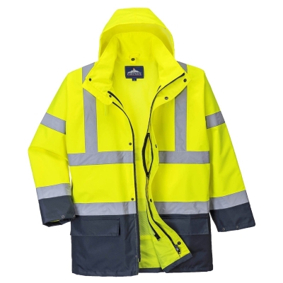KURTKA OSTRZEGAWCZA OCIEPLANA S766YNR HI-VIS 5W1 M