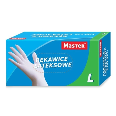 RĘKAWICE LATEXOWE MASTER ROZMIAR XL