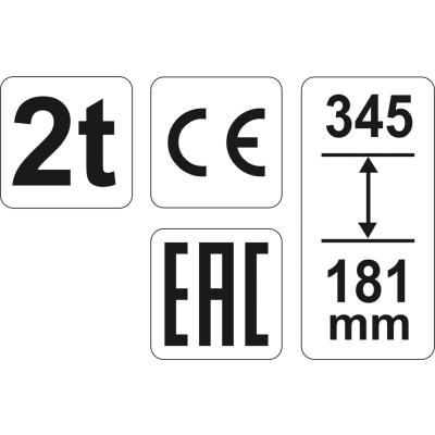 PODNOŚNIK HYDRAULICZNY SŁUPKOWY 2T