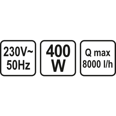 POMPA ZATAPIALNA DO BRUDNEJ WODY 400W