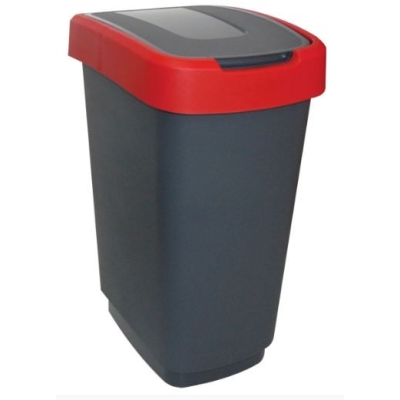 POJEMNIK NA ODPADY KLIP 25L CZERWONY