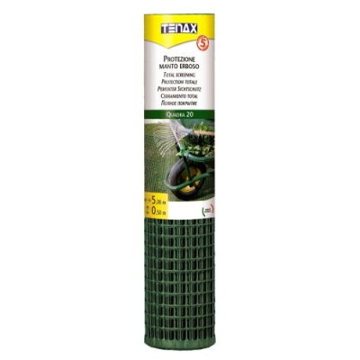 SIATKA PVC KWADRA 20 OCZKO 15MM 1.0M*50MB ZIELONA
