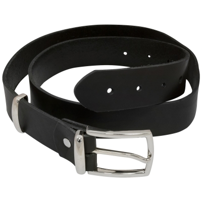 PAS SKÓRZANY ROCKER BLACK