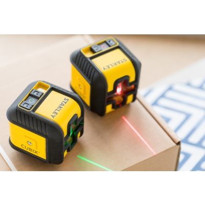 LASER KRZYŻOWY CUBIX  CZERWONY
