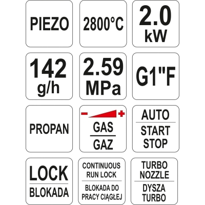 PALNIK GAZOWY TURBO